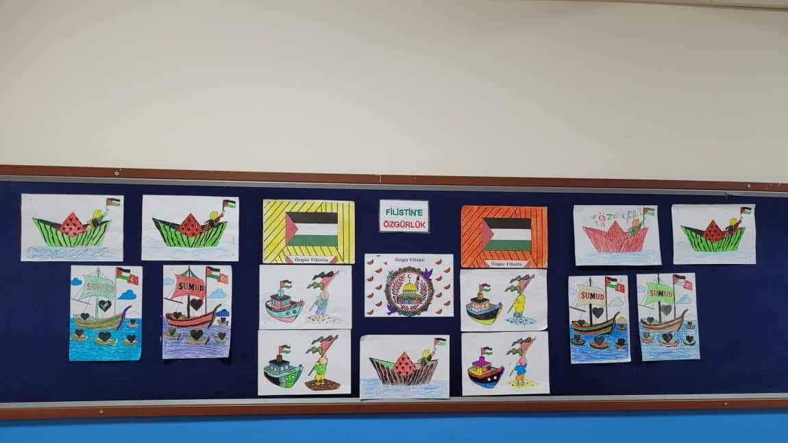 Okulumuzdan “Özgür Filistin”e Destek Etkinlikleri
